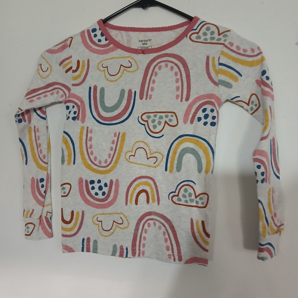 Carter's Multicolor Rainbow Long Sleeve Tee (0153)